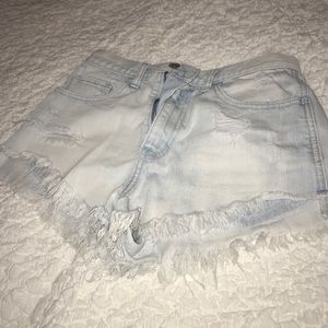 high waisted festival shorts